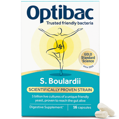 Optibac Saccharomyces Boulardii 16 Capsules