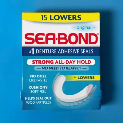 Sea-Bond Denture Adhesive Seals — Original 15 Lowers