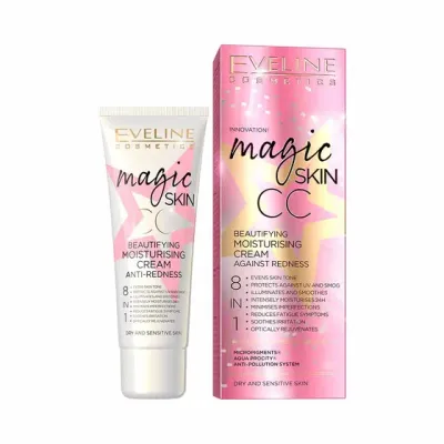 Magic Skin CC: Moisturizing anti-redness cream 8in1