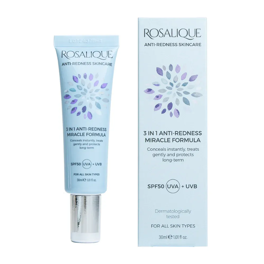Rosalique 3 in 1 Anti-Redness Miracle Formula SPF50 Rosalique 3 in 1 Anti-Redness Miracle Formula SPF50