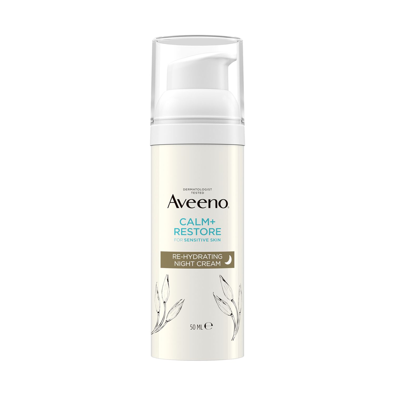 Aveeno Calm+Restore: Re-Hydrating Night Cream 50ml Aveeno Calm+Restore: Re-Hydrating Night Cream 50ml