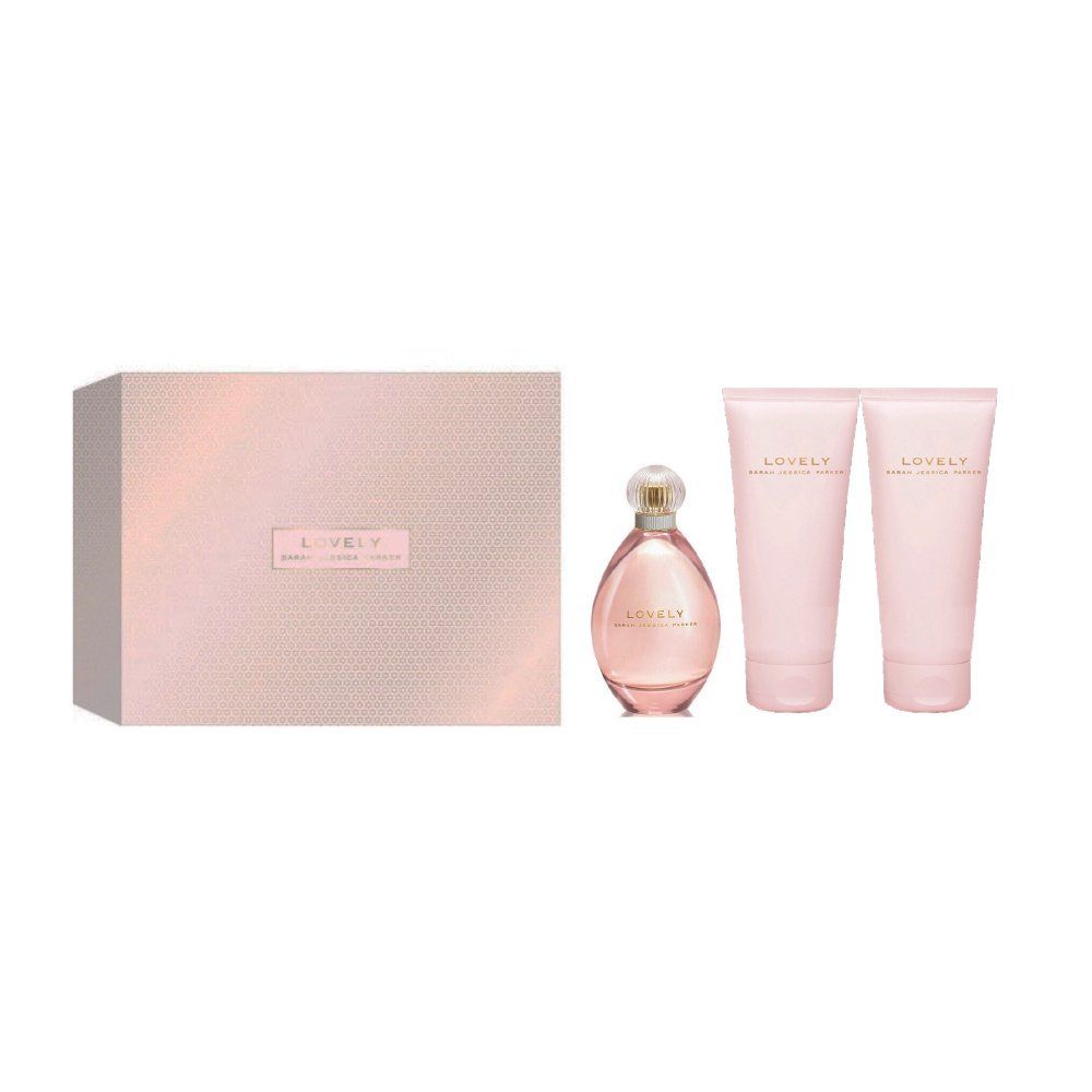 Sarah Jessica Parker Lovely 100ml 3pc Gift Set Sarah Jessica Parker Lovely 100ml 3pc Gift Set