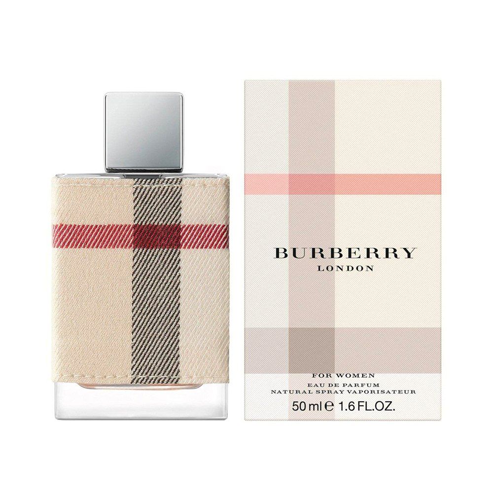 Burberry London 50ml Eau de Parfum Burberry London for women Eau de Parfum 50ml, check-wrapped bottle beside box