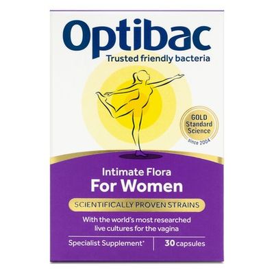 Optibac Intimate Flora For Women, 30 capsules box