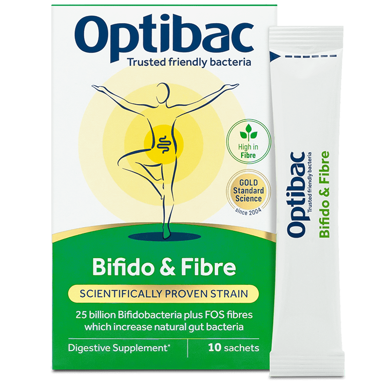 Optibac Bifido & Fibre 10 Sachets Optibac Bifido & Fibre 10 Sachets