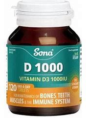 Sona D 1000 - Vitamin D 1000 IU 60 Capsules Sona D 1000 - Vitamin D 1000 IU 60 Capsules