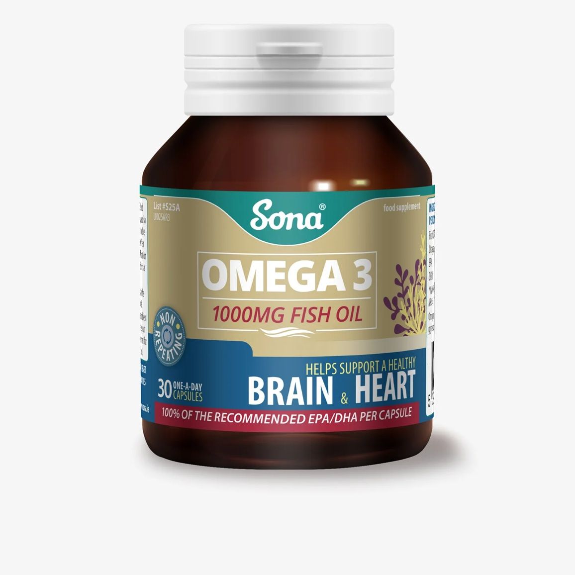 Sona Omega 3 - 1000mg Fish Oil 30 Capsules Sona Omega 3 - 1000mg Fish Oil 30 Capsules