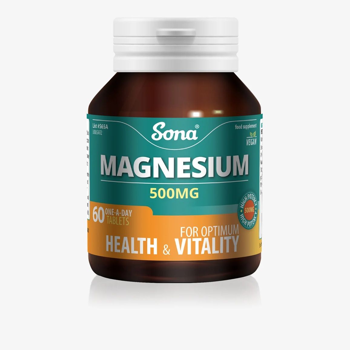 Sona Magnesium - 500mg 60 Tablets Sona Magnesium - 500mg 60 Tablets