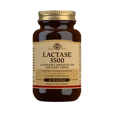 Solgar Lactase 3500 30 Wafers Solgar Lactose 3500 30 Wafers