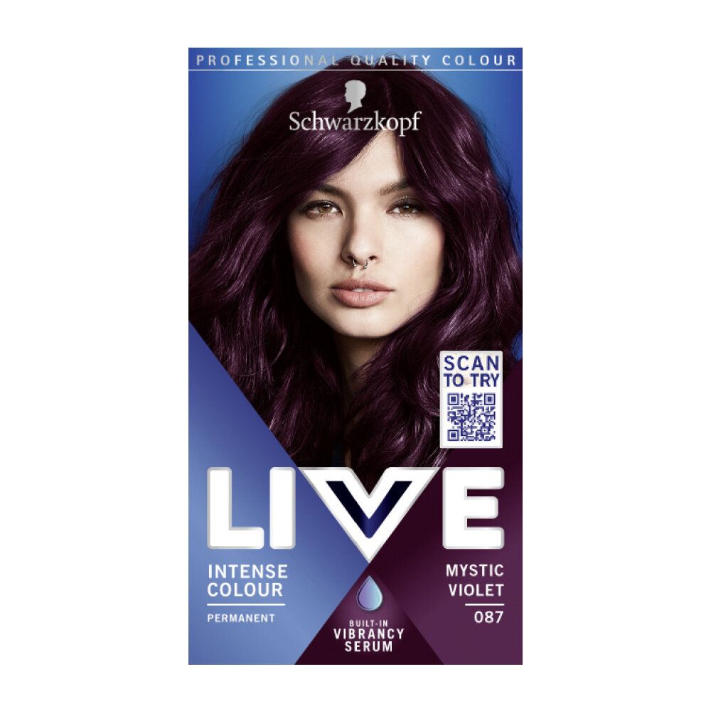Schwarzkopf Live Intense Colour Mystic Violet 87 Schwarzkopf Live Intense Colour Mystic Violet 87