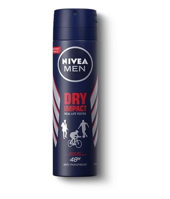 Nivea Men Dry Impact Anti-Perspirant Spray 150ml Nivea Men Dry Impact Anti-Perspirant Spray 150ml