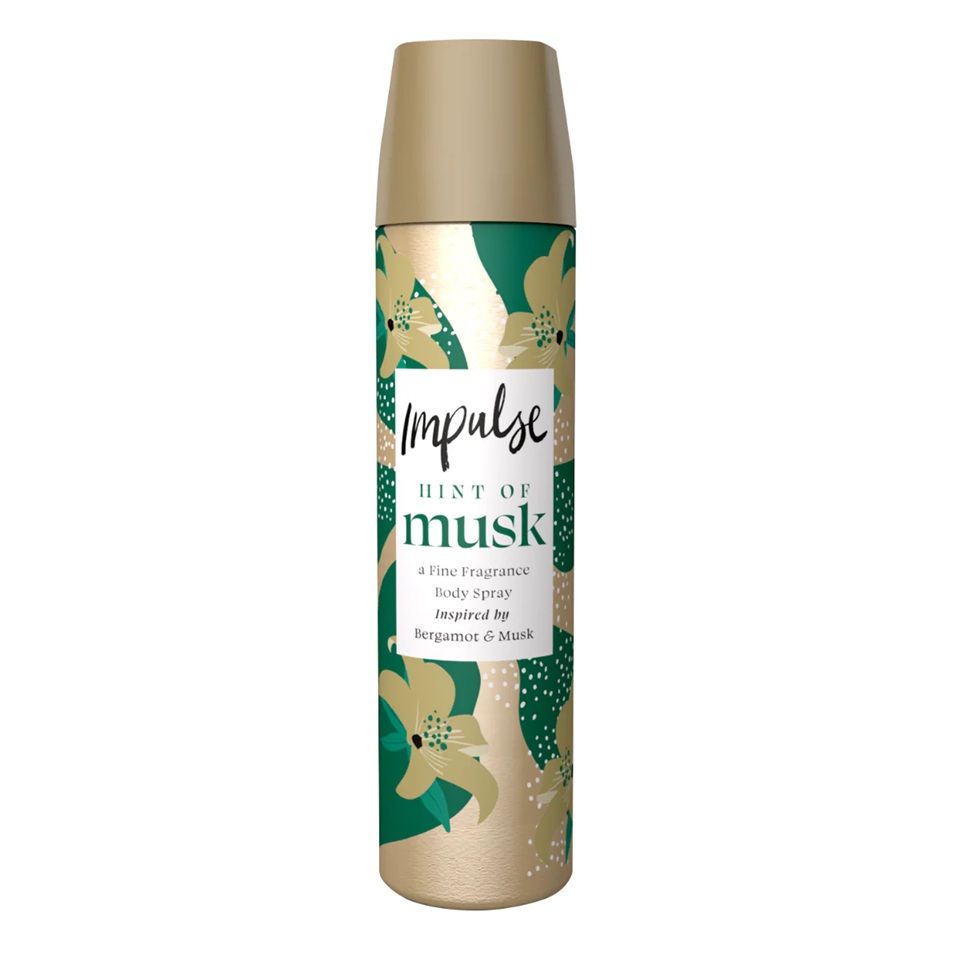 Impulse Hint Of Musk Body Spray 75ml Impulse Hint of Musk body spray 75ml can