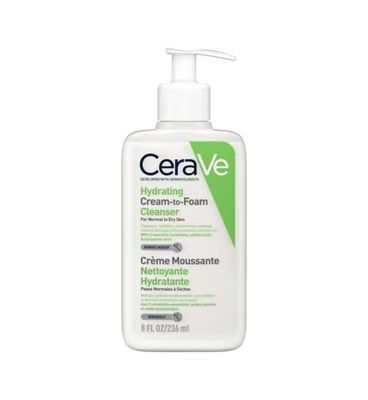 CeraVe Hydrating Cream-to-Foam Cleanser 236ml