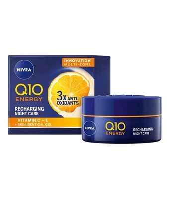 Nivea Q10 Energy Recharging Night Cream 50ml Nivea Q10 Energy Recharging Night Cream 50ml