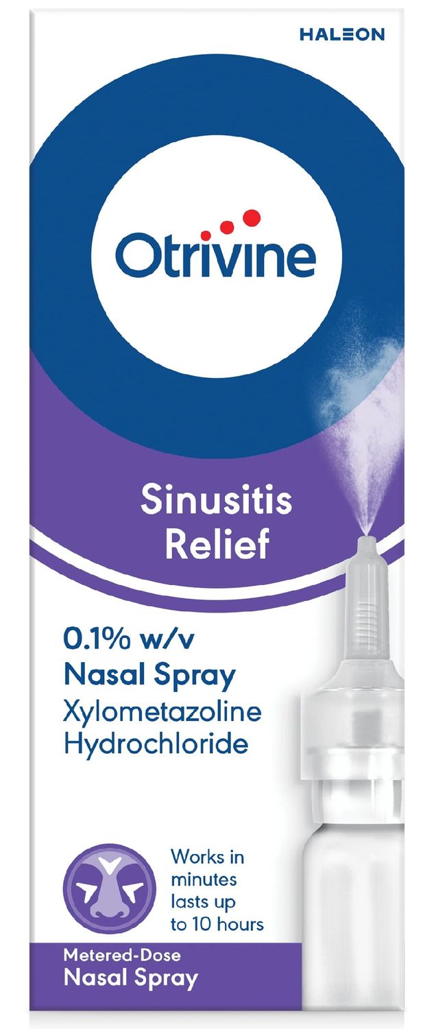 Otrivine Sinusitis Relief Otrivine Congestion Relief Menthol