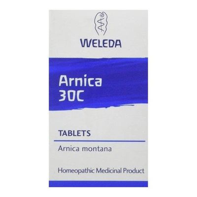 Weleda Arnica 30C homeopathic tablets box