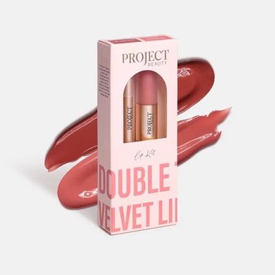Lip & Gloss KIT - Double Trouble Velvet - Sweet Talk (4ml) Lip & Gloss KIT - Double Trouble Velvet - Sweet Talk (4ml)