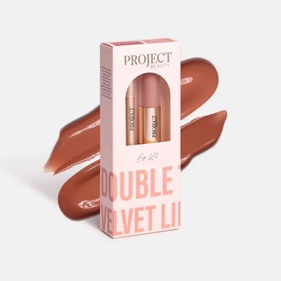 Lip & Gloss KIT - Double Trouble Velvet - Teddy (4ml) Lip & Gloss KIT - Double Trouble Velvet - Teddy (4ml)