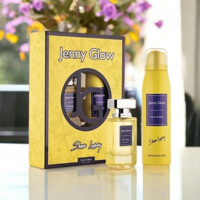 Jenny Glow: Myrrh & Bean 2pc Gift Set - Inspired by Jo Malone’s Myrrh & Tonka Jenny Glow: Myrrh & Bean 2pc Gift Set - Inspired by Jo Malone’s Myrrh & Tonka