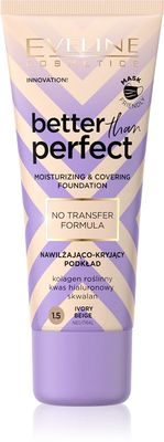 Eveline Cosmetics Better than perfect: Moisturising & Covering Foundation 1.5 Ivory Beige