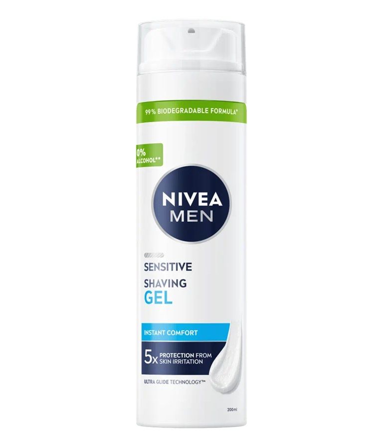 Nivea Men Sensitive Shaving Gel 200ml Nivea Men Sensitive Shaving Gel 200ml