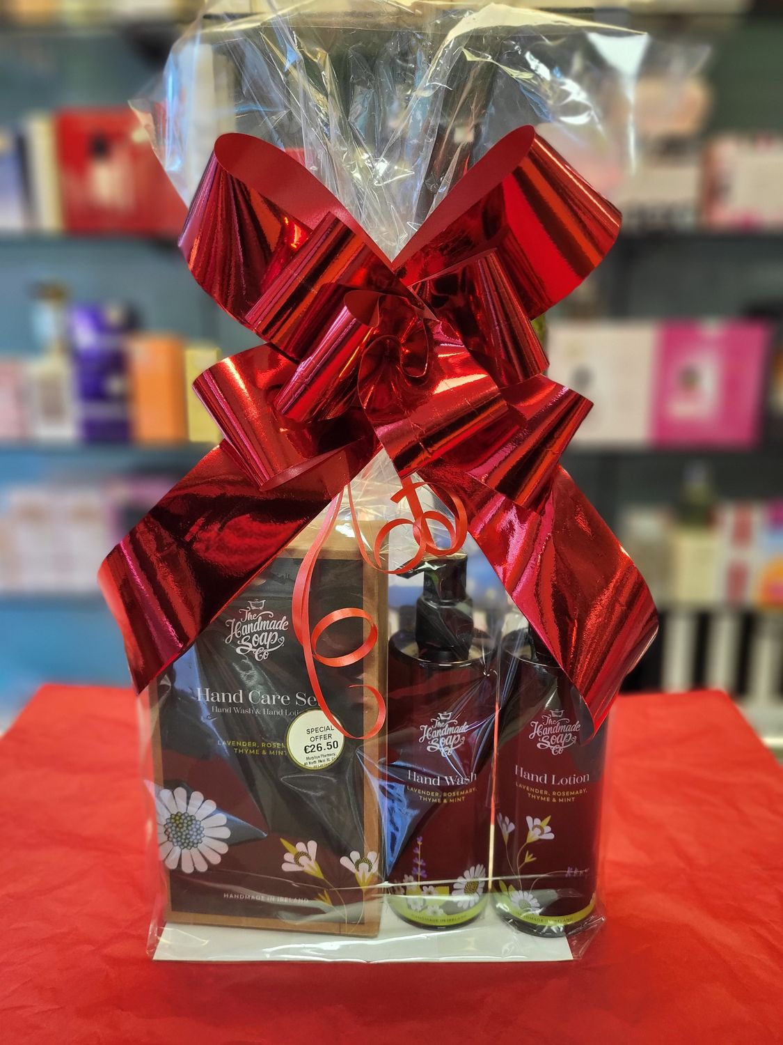 Mini Gift Set: Handmade Soap Company: Lavender, Rosemary, Thyme & Mint 250ml Hand Wash & Lotion Set