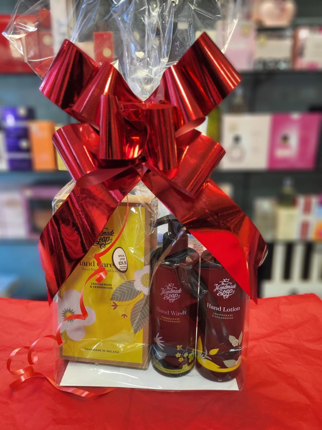Mini Gift Set: Handmade Soap Company:  Lemongrass & Cedarwood Hand Wash & Lotion Set