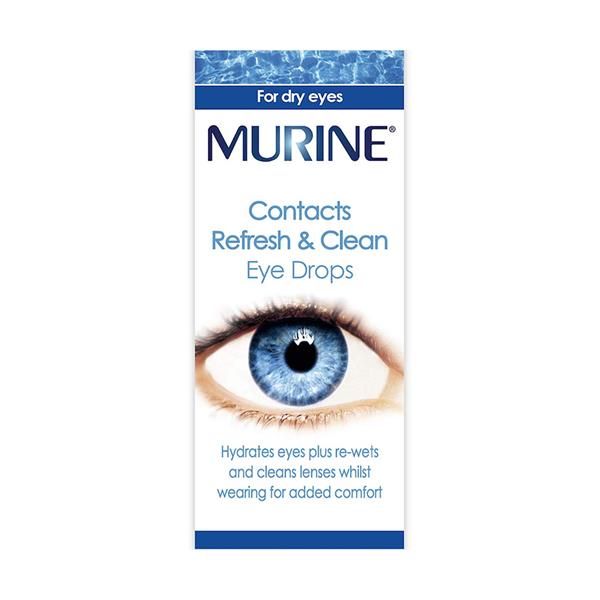Murine Contacts Refresh & Clean Drops