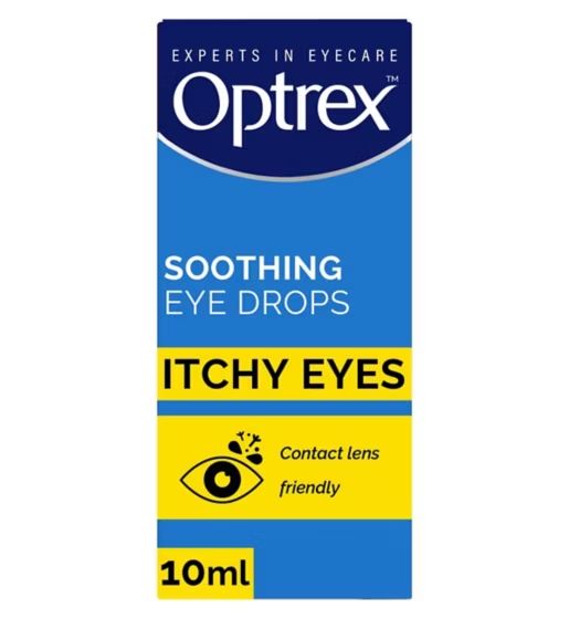 Optrex Soothing Eye Drops for Itchy Eyes 10ml