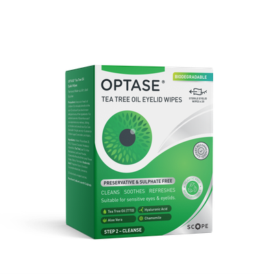 Optase Tea Tree Oil Eyelid Wipes