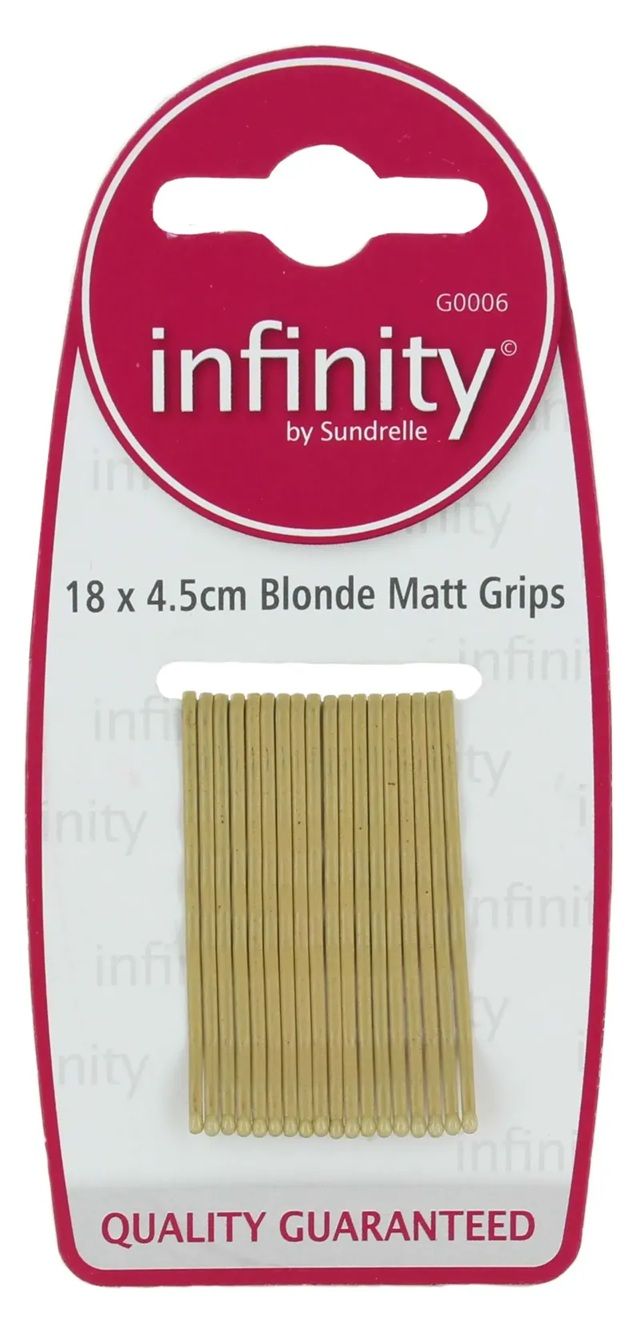 Infinity Blonde Matt Clips 18 x 4.5cm