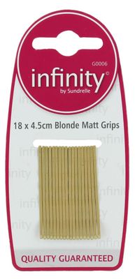 Infinity Blonde Matt Clips 18 x 4.5cm