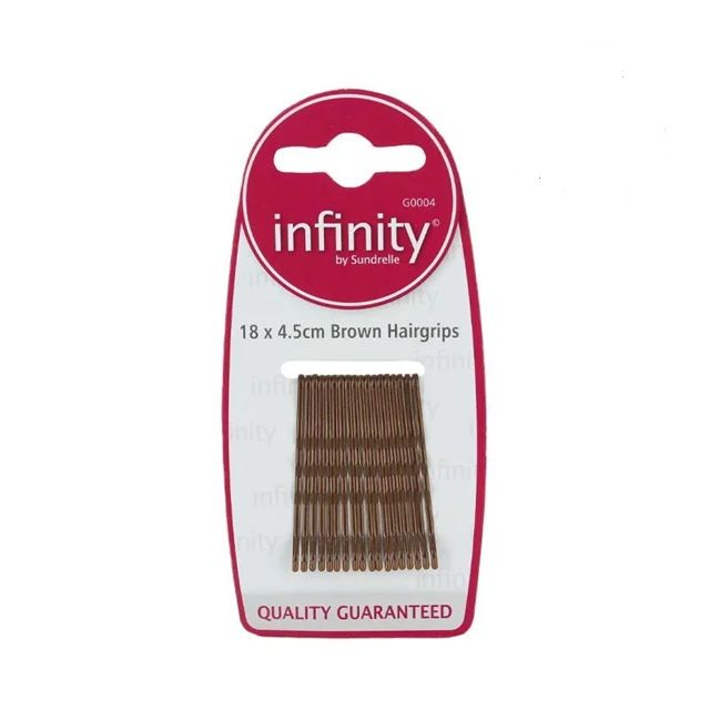 Infinity Brown Clips 18 x 4.5cm
