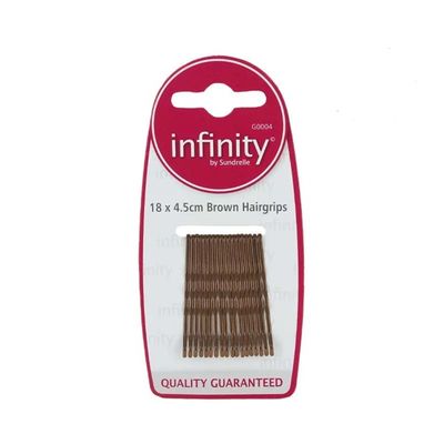 Infinity Brown Clips 18 x 4.5cm