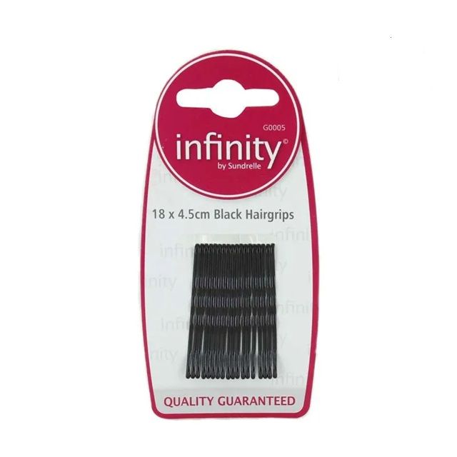 Infinity Black Clips 18 x 4.5cm
