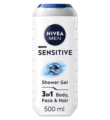 Nivea Men Sensitive 3 in 1 Shower Gel 500ml