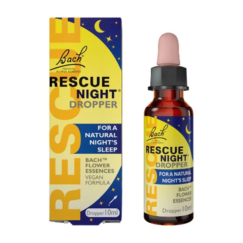Bach Rescue Remedy Night Spray dropper 10ml Flower Essences