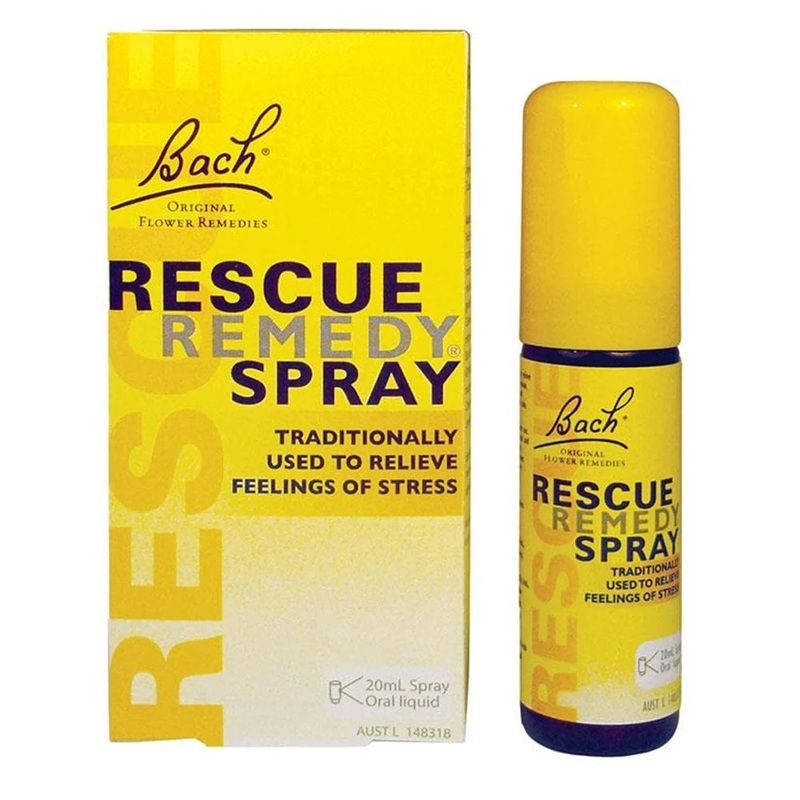 Bach Rescue Remedy Spray 20ml Comfort & Reassure Flower Essences