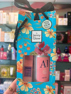 Jenny Glow: Her Way 2pc Floral Gift Bag - Inspired by Giorgio Armani My Way Jenny Glow: Her Way 2pc Floral Gift Bag - Inspired by Giorgio Armani My Way