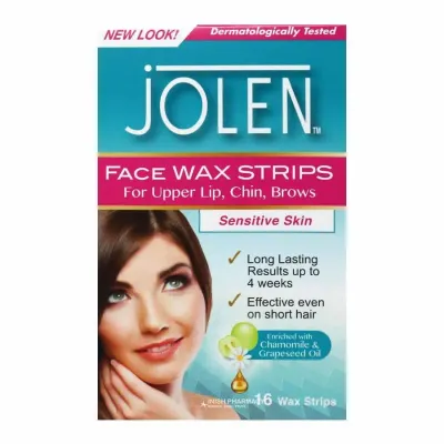 Jolen Face Wax Strips Jolen Face Wax Strips