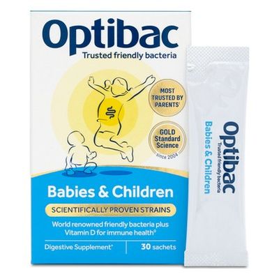 Optibac Babies & Children 30 Capsules Optibac Babies & Children supplement, 30 sachets box