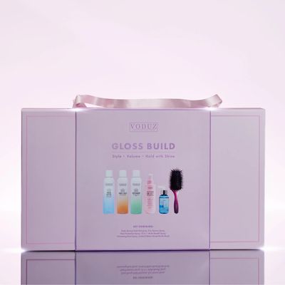 Voduz Gloss Build gift set in lilac box