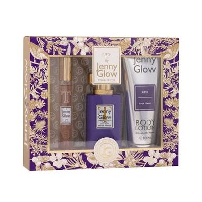 Jenny Glow: UFO 3pc Gift Set - Inspired by Inspired by Thierry Mugler Alien Jenny Glow UFO gift set with 15ml and 30ml Eau de Parfum and body lotion