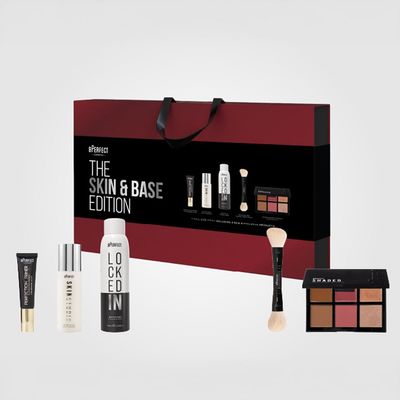 BPerfect The Skin & Base Edition set with face palette, primer and brush