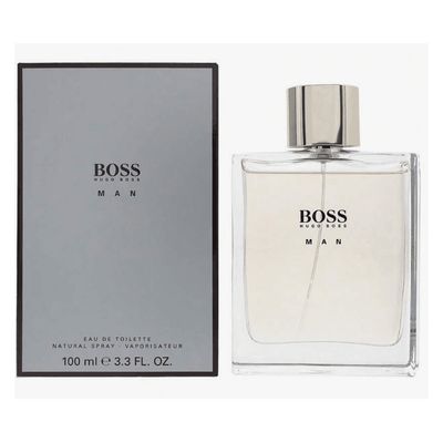 Boss Man 100ml Eau de Toilette Boss Man Eau de Toilette 100ml, bottle beside grey box