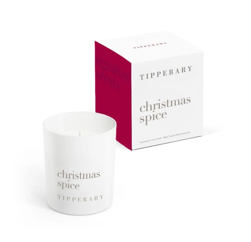 Tipperary Crystal Signature Scents Christmas Spice Candle