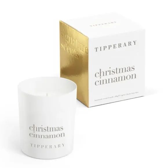 Tipperary Crystal Signature Scents Christmas Cinnamon Candle