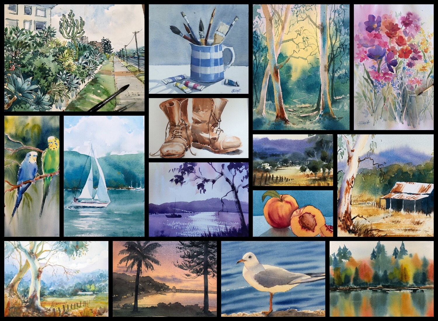 ZOOM ONLINE STAGE 4 Wednesday Morning - 10 weeks - Guided Paintings - Starts 14th October ZOOM ONLINE STAGE 4 Wednesday Morning - 10 weeks - Guided Paintings - Starts 14th October