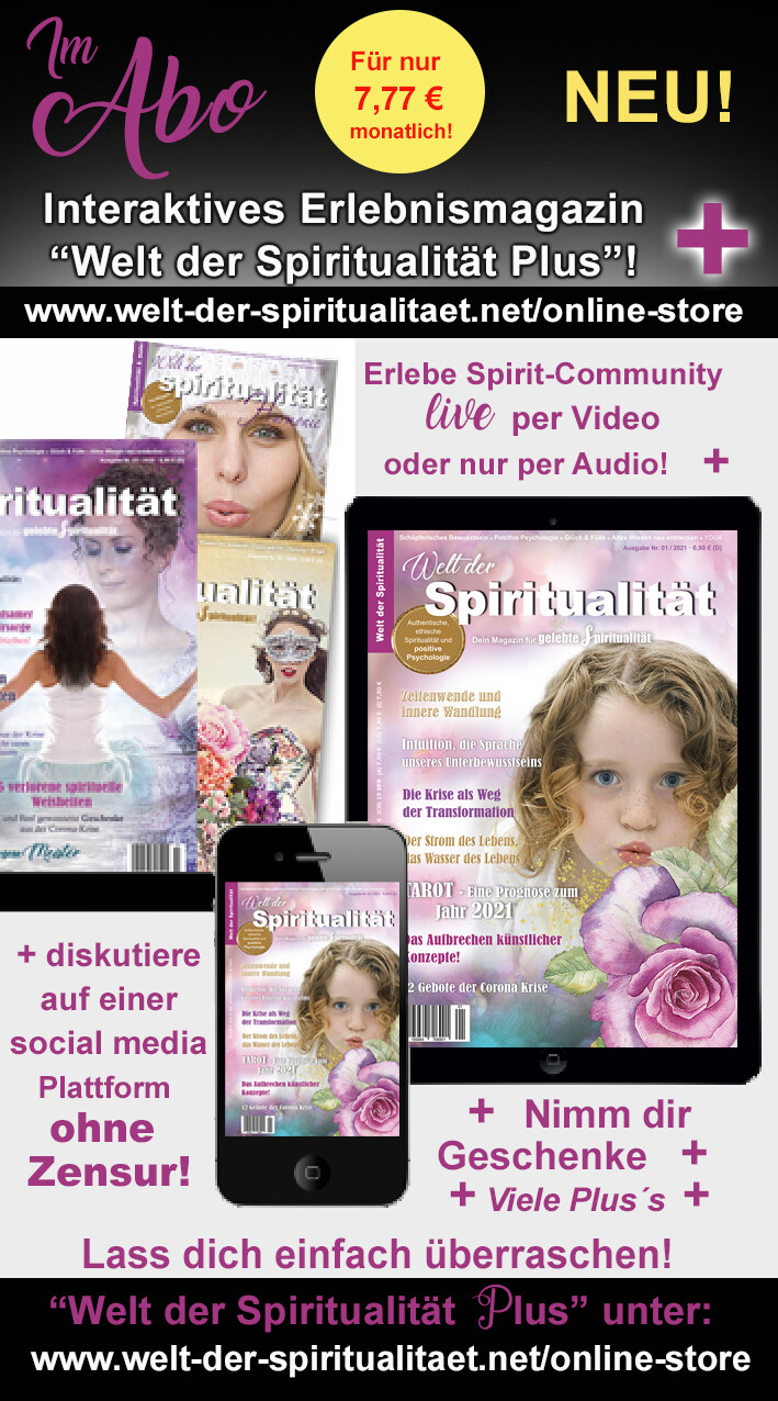 Interaktives Erlebnismagazin "Welt der Spiritualität Plus"