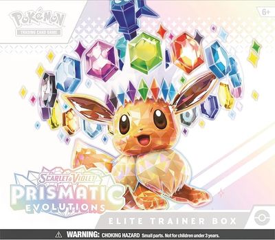 Pokemon Prismatic Evolutions Elite Trainer Box (ETB)